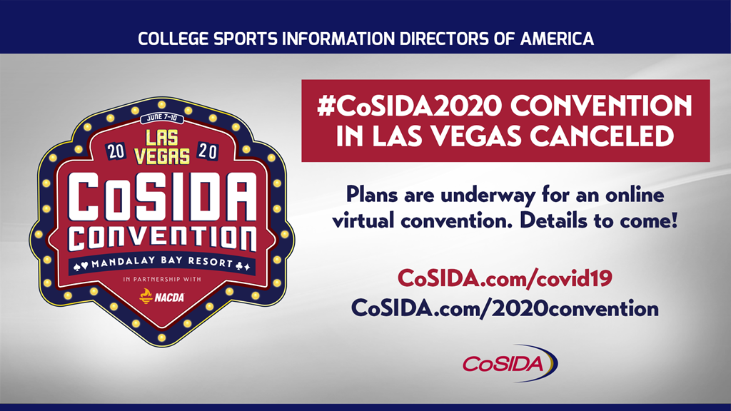 CoSIDA To Offer Virtual Convention In Wake of 2020 Convention in Las Vegas Canceled Due To COVID-19